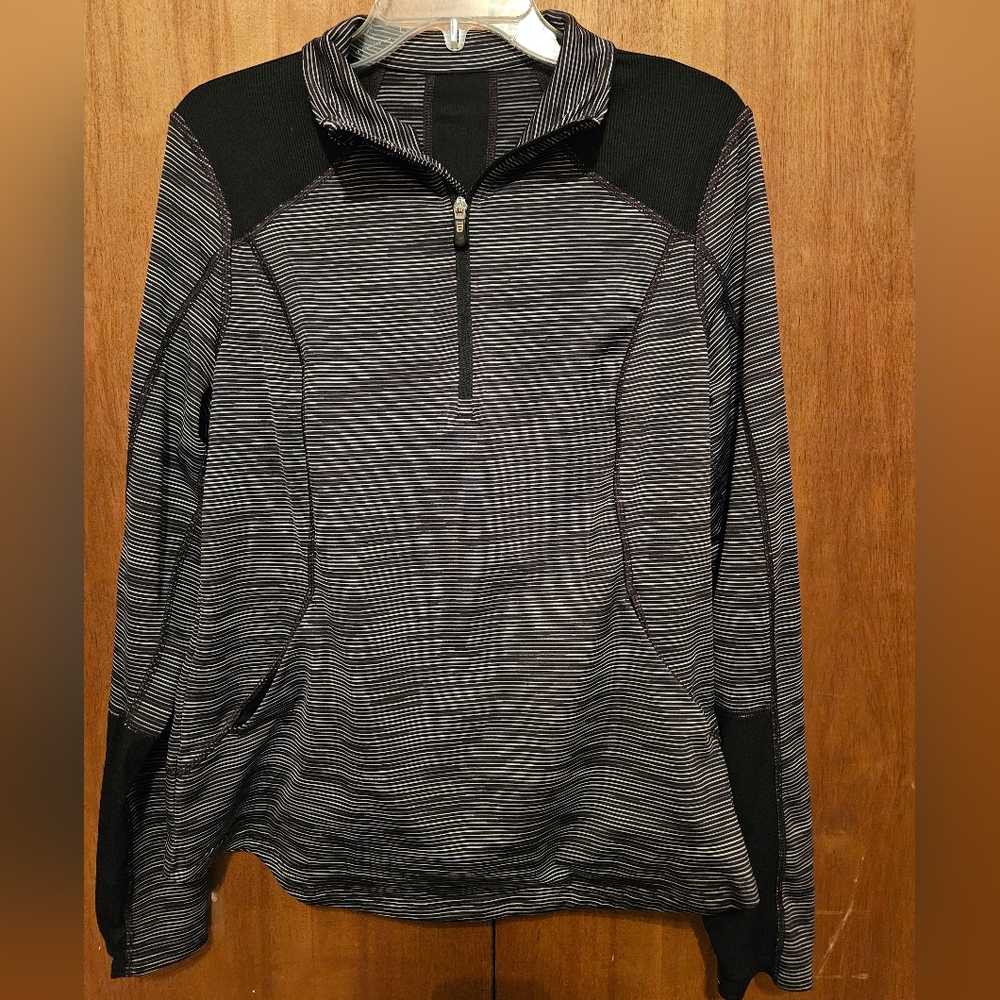 Tek Gear quarter-zip athletic shirt women's large